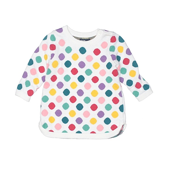 Baby Gap Rainbow Polka Dot Sweater 